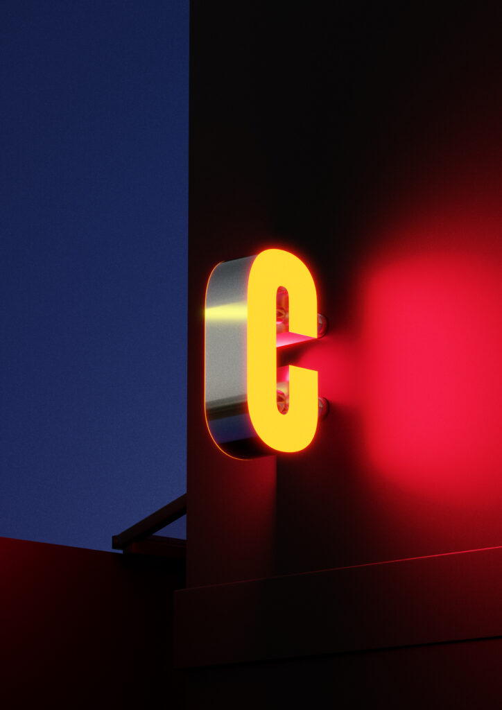 widok 3d liter alfabetu widok 3d liter alfabetu